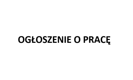 NABÓR WEWNĘTRZNY NA STANOWISKO podleśniczego